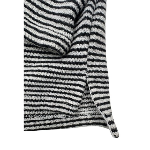 Clemson Tigers Striped Mock Neck Paw Logo Top XXL Gameday Couture Black White - Picture 6 of 11